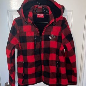 Jasper Fleece Plaid Jacket